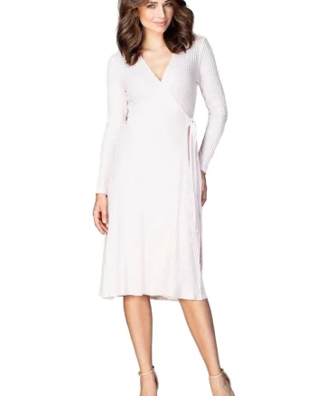 Rochie,  Viscoza/Poliester, Roz
