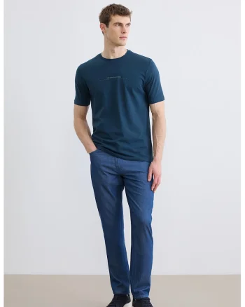 Blugi regular fit, Albastru indigo