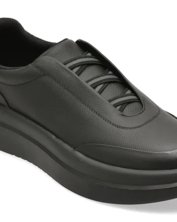 Pantofi sport EPICA negri, 6006, din piele naturala