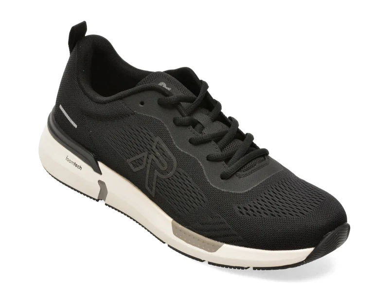 Pantofi sport RIEKER negri, U1404, din material textil