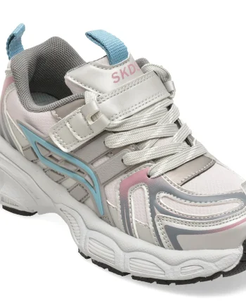 Pantofi sport SELECTION KIDS gri, W176, din piele ecologica