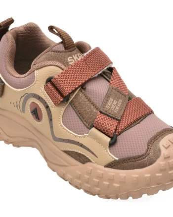 Pantofi sport SELECTION KIDS gri, W178, din piele ecologica