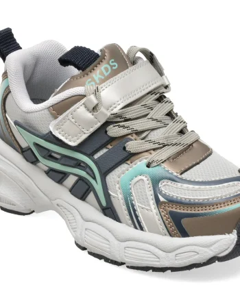 Pantofi sport SELECTION KIDS gri, W176, din piele ecologica