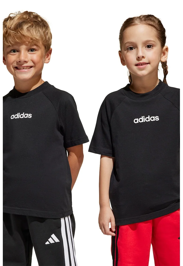 Tricou din bumbac cu logo pe piept