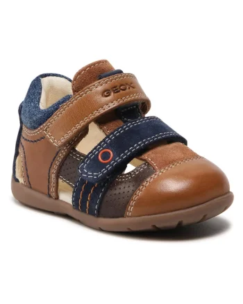 Sandale copii,  207846104, Piele naturala, Maro, Maro