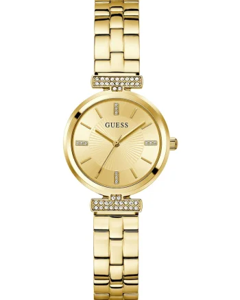 Ceas analog cu cristale, Auriu