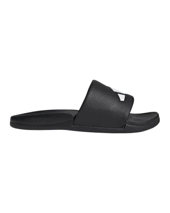 Papuci unisex Adilette Comfort 2, Alb/Negru