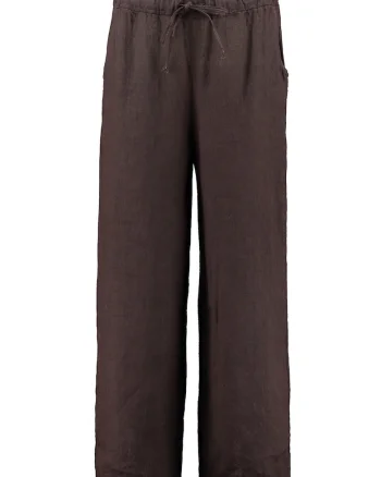 Pantaloni drepti de in, Maro pamantiu