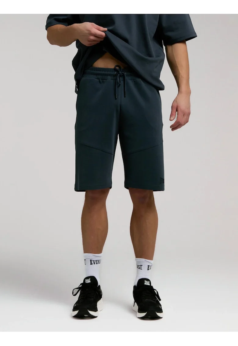 Pantaloni scurti cu buzunare laterale, Gri inchis, Gri inchis