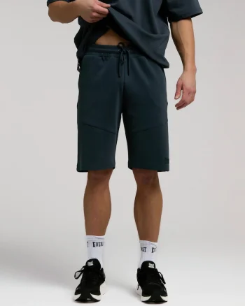 Pantaloni scurti cu buzunare laterale, Gri inchis, Gri inchis