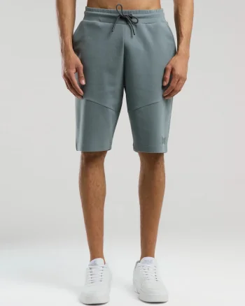 Pantaloni scurti cu buzunare laterale, Gri, Gri