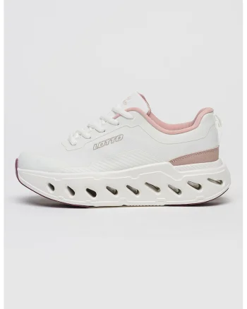 Pantofi sport Aquila de plasa cu amortizare, Roz pastel/Alb optic
