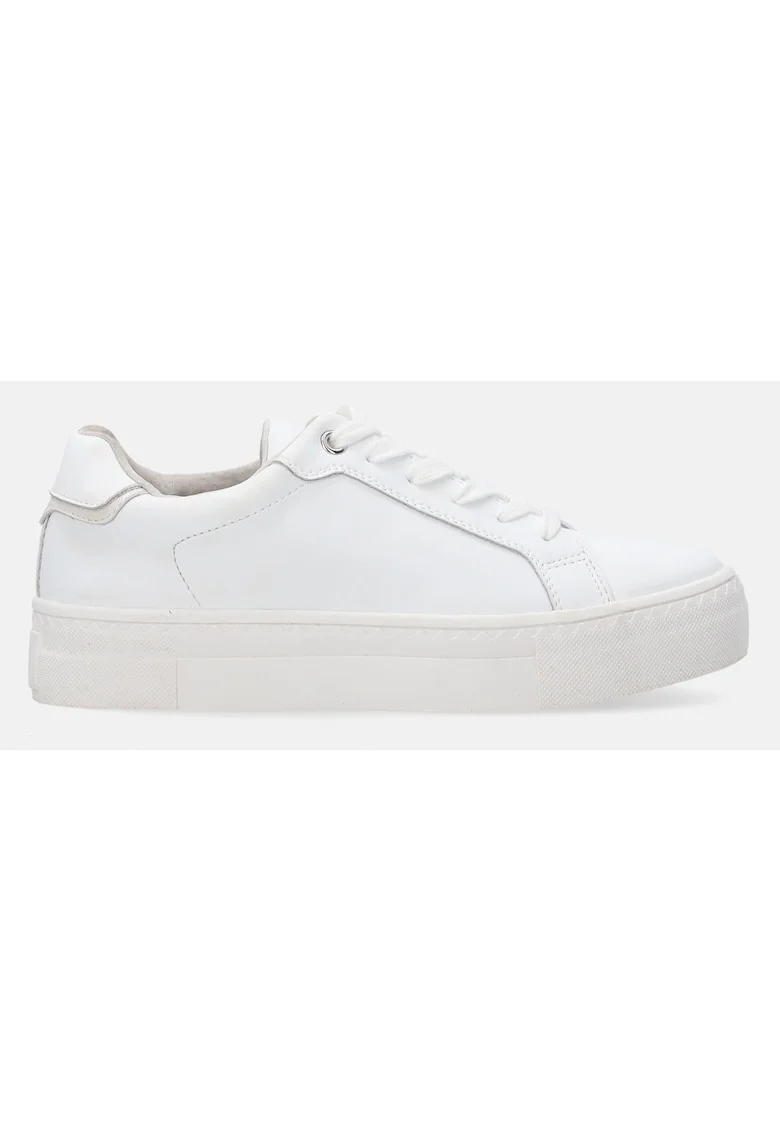 Pantofi sport din piele naturala cu platforma