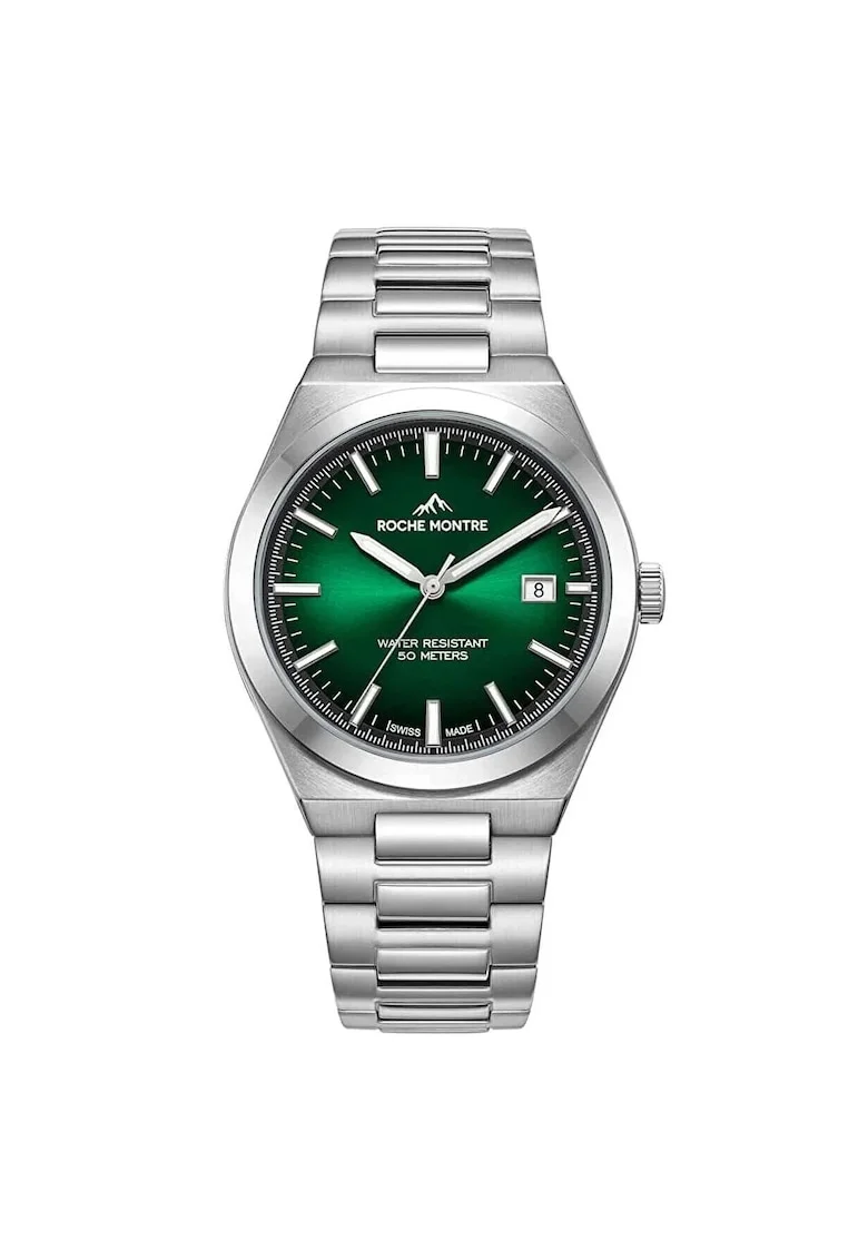 Ceas barbatesc  carcasa Otel cu diametrul de 40 mm rezistenta la apa de 5 ATM, RMG6017-01