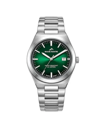 Ceas barbatesc  carcasa Otel cu diametrul de 40 mm rezistenta la apa de 5 ATM, RMG6017-01