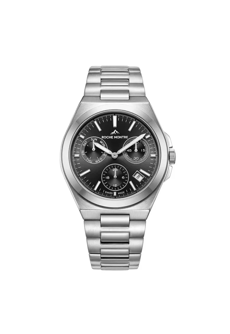 Ceas barbatesc  carcasa Otel cu diametrul de 42 mm rezistenta la apa de 5 ATM, RMG6018-04
