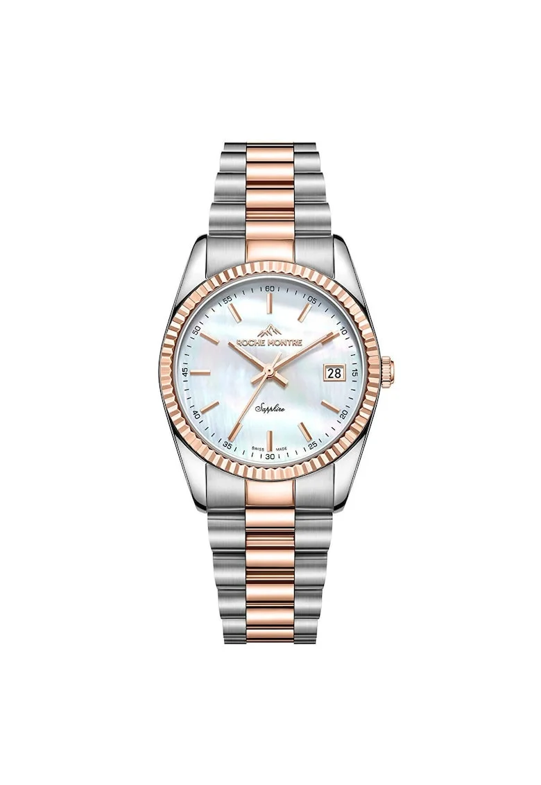 Ceas de dama elvetian  RML5017-04, carcasa din Otel de 32 mm, geam din cristal safir