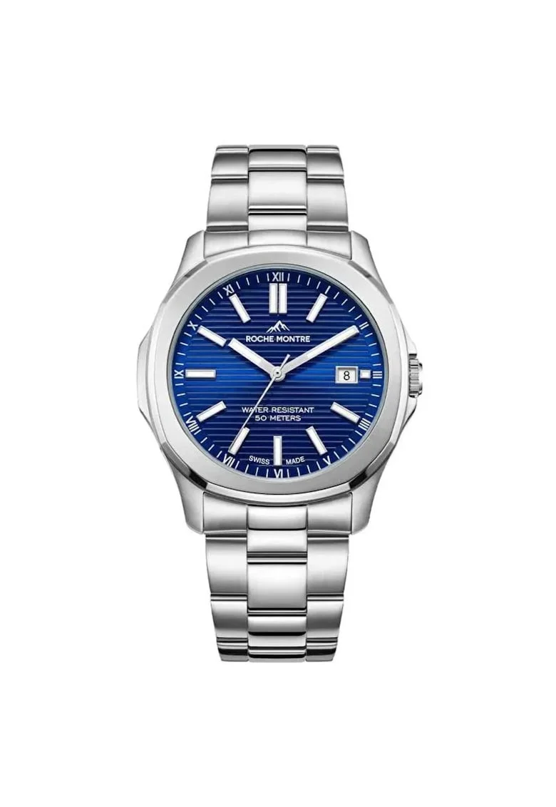 Ceas barbatesc  carcasa Otel cu diametrul de 39 mm rezistenta la apa de 5 ATM, RMG6005-02