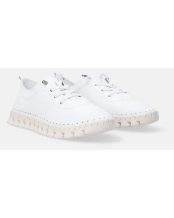 Pantofi sport uni din piele naturala,
