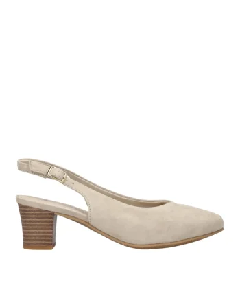 Pantofi casual, dama,  ANTISTRESS, 44651-60 bej, piele naturala, Bej