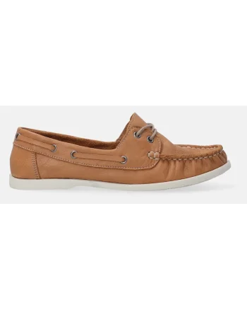 Pantofi boat de piele
