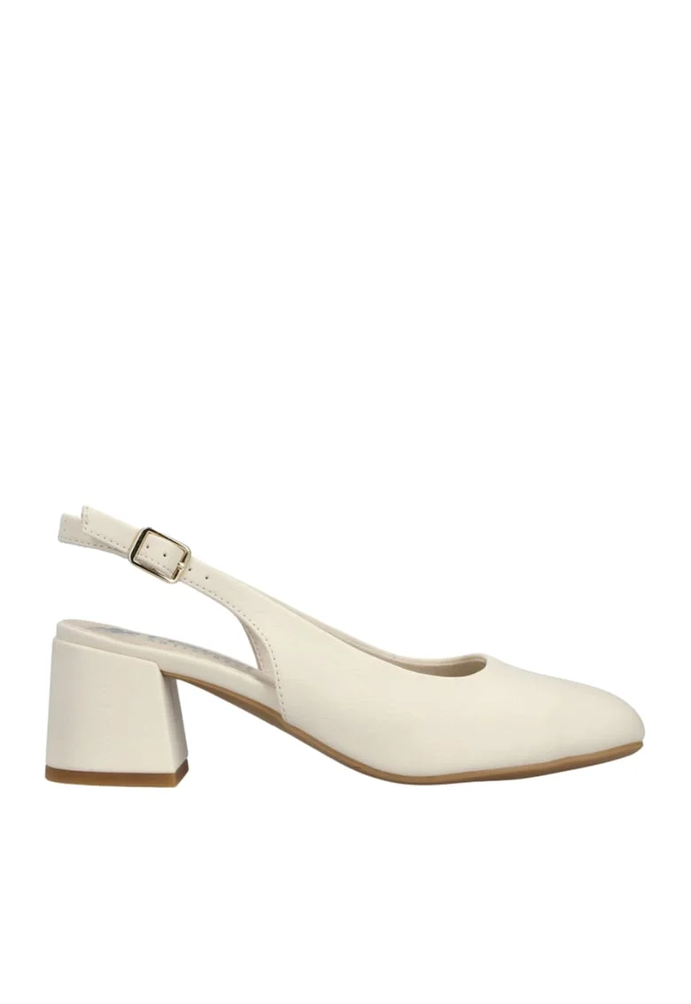 Pantofi casual, dama,  ANTISTRESS, 44751-61 crem, piele ecologica, Crem