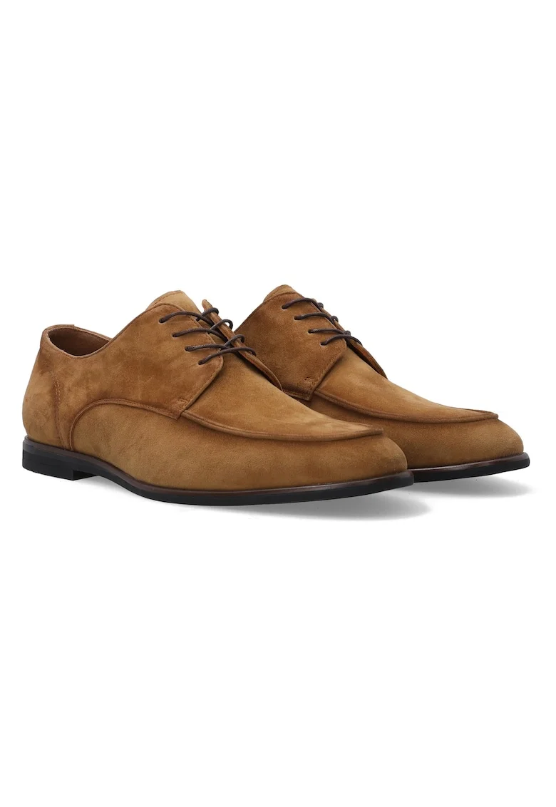Pantofi de piele cu sireturi