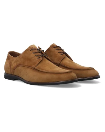 Pantofi de piele cu sireturi