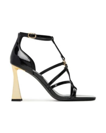Sandale  305617354, piele naturala, negru, Negru