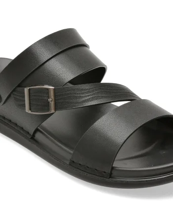 Sandale EPICA negre, 6683, din piele ecologica