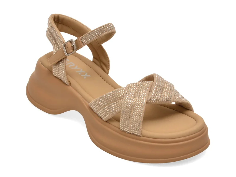Sandale GRYXX gri, 8826, din material textil