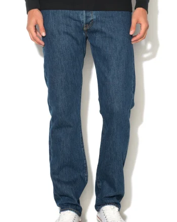 Jeansi drepti albastri 501®, Albastru