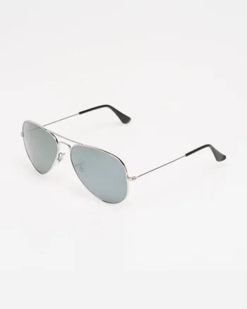 Ochelari de soare argintii Aviator