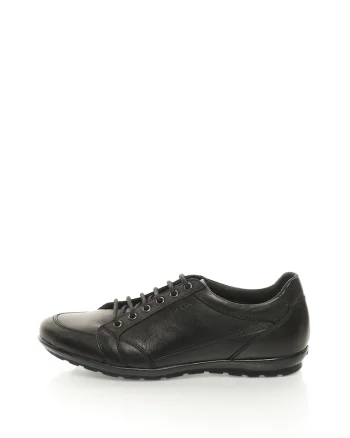 Pantofi casual de piele, Negru