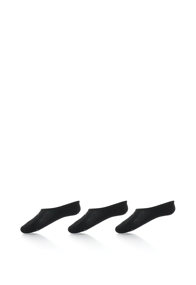 Set de sosete unisex foarte scurte - 3 perechi, Negru