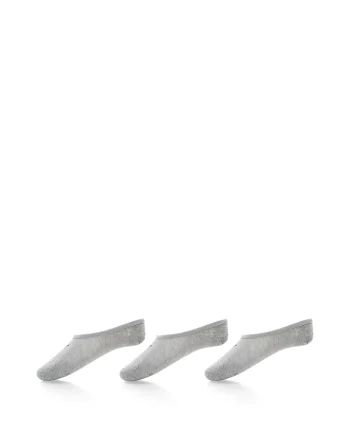 Set de sosete unisex foarte scurte - 3 perechi, Gri