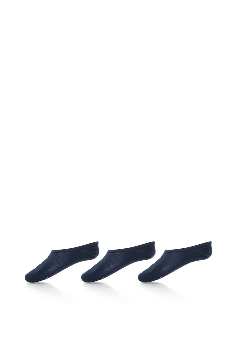 Set de sosete unisex foarte scurte - 3 perechi, Bleumarin