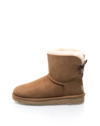 Ghete fara inchidere de piele intoarsa Mini Bailey