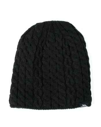 Caciula neagra captusita cu fleece Kendra