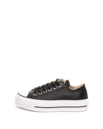 Tenisi flatform de piele Chuck Taylor All Star