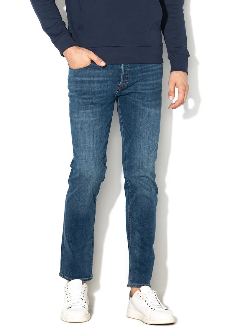 Blugi slim fit Tim, Bleumarin