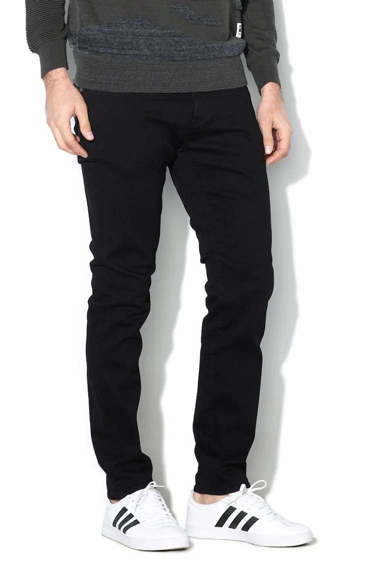 Blugi slim fit 3301, Negru