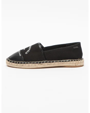Espadrile cu insertii de piele