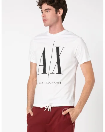 Tricou regular fit cu imprimeu logo supradimensionat, Negru/Alb optic