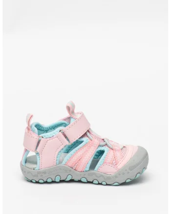 Pantofi cu inchidere velcro si decupaje Tonala