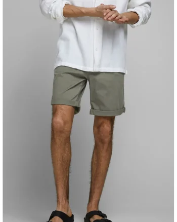 Bermude chino regular fit Bowie, Kaki