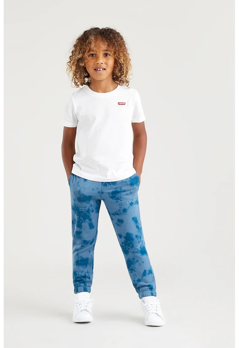 Tricou cu decolteu la baza gatului Batwing, Rosu/Alb