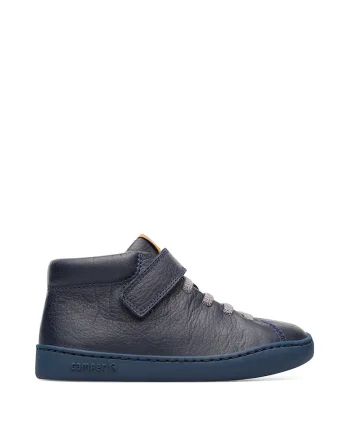 Ghete de piele cu banda velcro Peu Touring 193, Albastru ultramarin