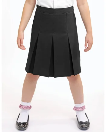 Fusta mini plisata, Negru