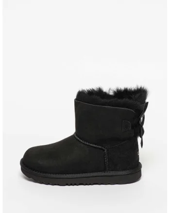 Ghete fara inchidere din piele de oaie Mini Bailey Bow II